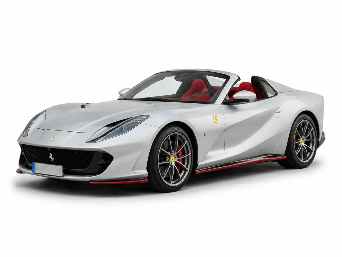 Ferrari 812 GTS 2024, exterior — Sports Car Rental Barcelona, Barcelona. Ferrari 812 GTS en Barcelona El Ferrari 812 GTS 2024 está disponible para alquiler en…