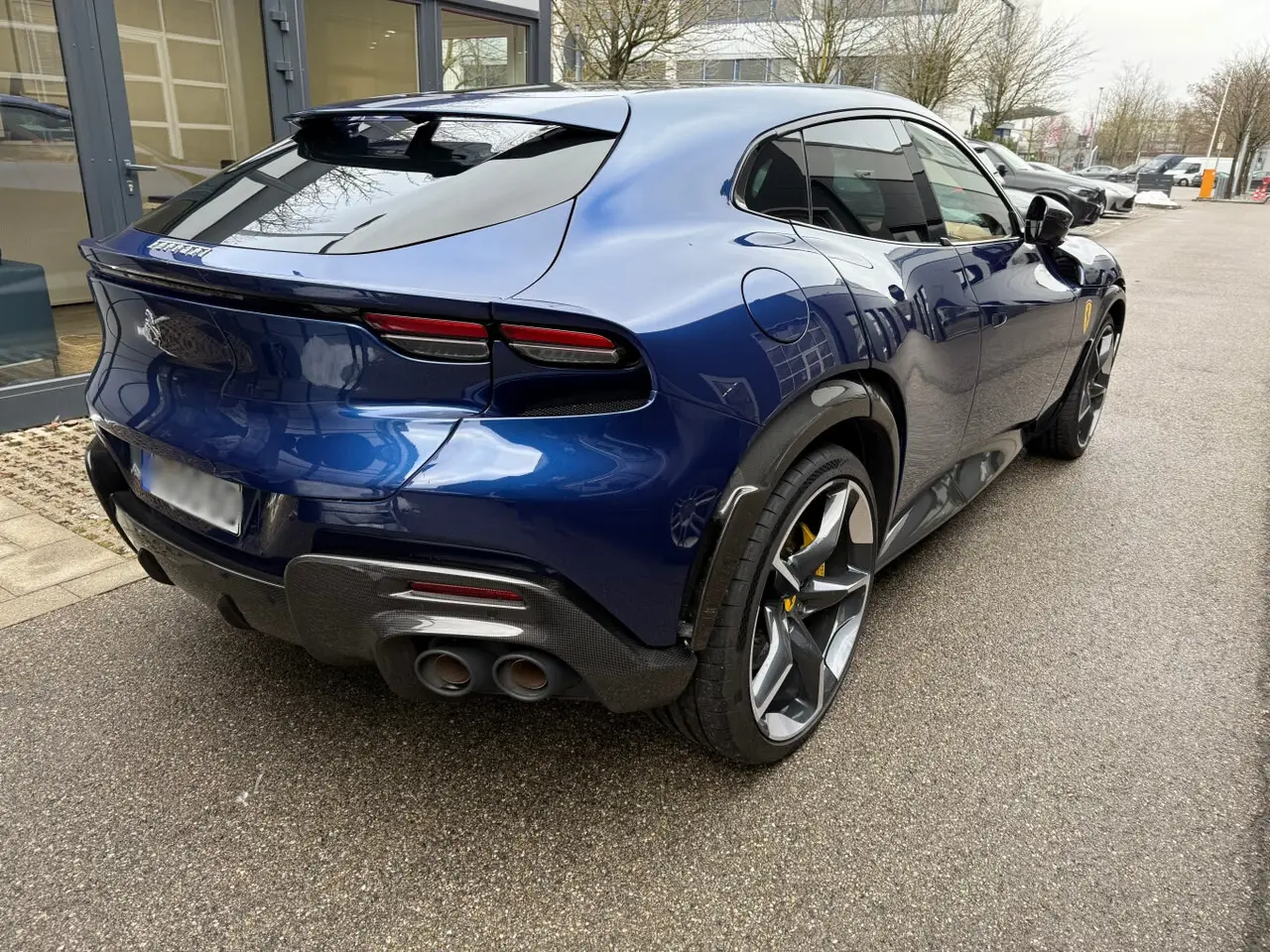 Ferrari Purosangue 2024, exterior — Sports Car Rental Barcelona, Barcelona. Ferrari Purosangue en Barcelona El Ferrari Purosangue 2024 se ofrece para alquiler en…