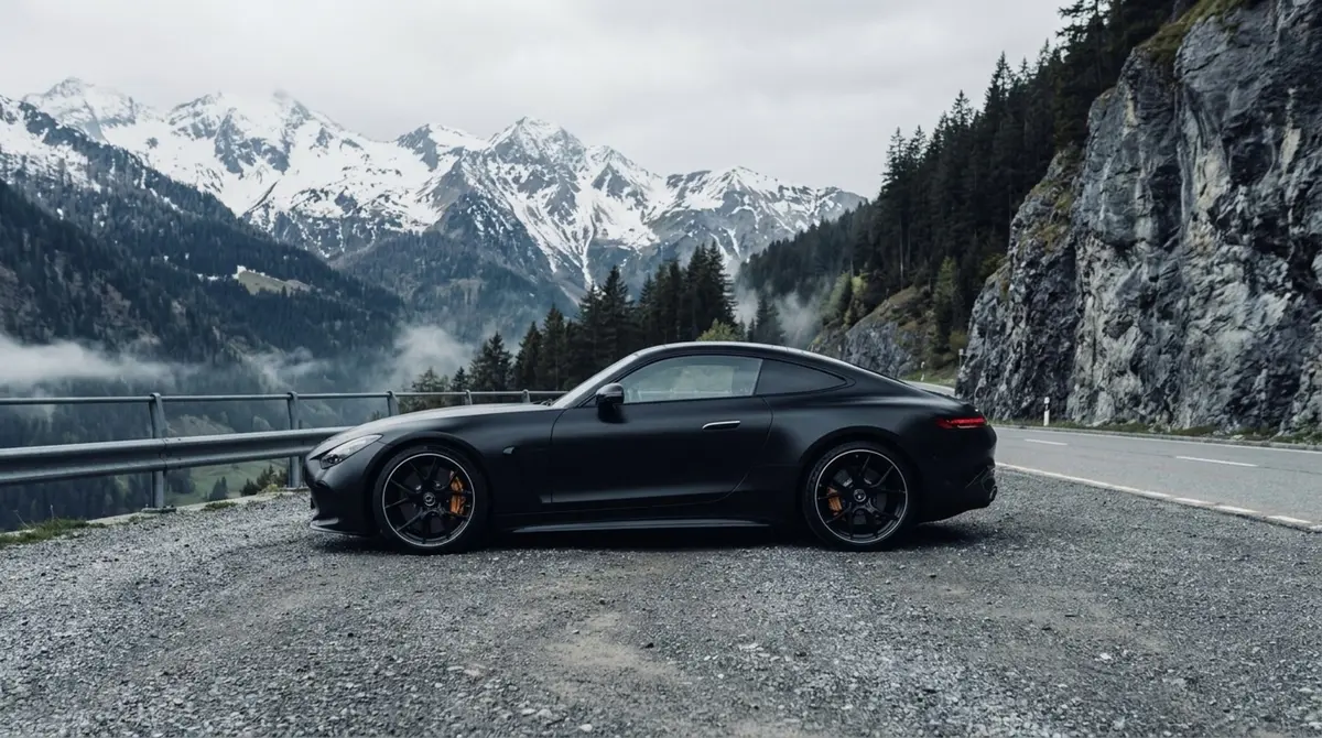 Mercedes Benz GT63 AMG Coupe 2024, exterior — Sports Car Rental Barcelona, Barcelona. Mercedes Benz GT63 AMG Coupe en Barcelona El Mercedes Benz GT63 AMG Coupe 2024 puede…